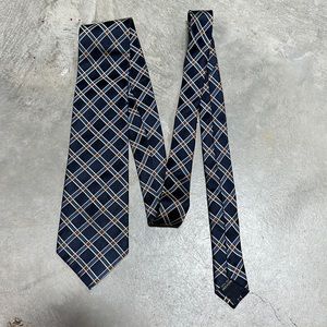 Zarrano brand blue with gold stripes tie / D-62